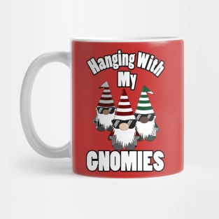 Hangin With My Gnomies Sunglasses Christmas Mug